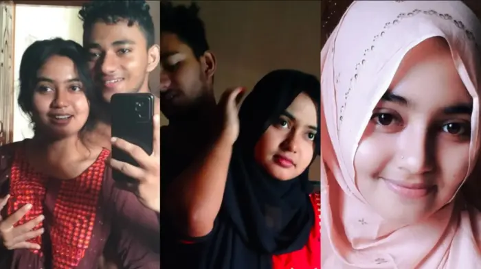 Bangladeshi Beautiful Young Hijabi GF Stripping On VC Sexy Video
